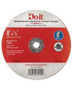 Do it Type 1 8 In. x 1/8 In. x 5/8 In. Metal Cut-Off Wheel