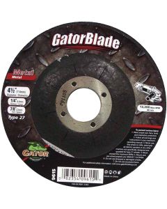 Gator Blade Type 27 4-1/2 In. x 1/4 In. x 7/8 In. Metal Cut-Off Wheel