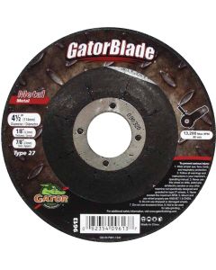 Gator Blade Type 27 4-1/2 In. x 1/8 In. x 7/8 In. Metal Cut-Off Wheel