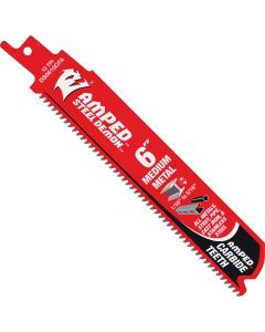 Diablo Steel Demon 6 In. Medium (1/16 in. - 5/16 in.) Metal Reciprocating Saw Blade