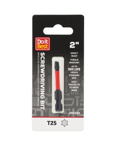 Do it Best 2 In. T25 Torx Impact Ready Screwdriver Bit