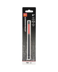 Do it Best 6 In. T25 Torx Impact Ready Screwdriver Bit