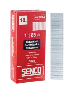 Senco 18-Gauge Galvanized Medium Head Brad Nail, 1 In. (5000 Ct.)