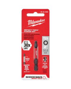 Milwaukee SHOCKWAVE T25 TORX 2 In. Power Impact Screwdriver Bit