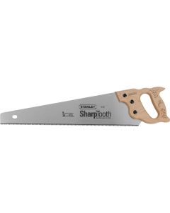 Stanley 20 In. L. Blade 8 PPI Wood Handle Hand Saw