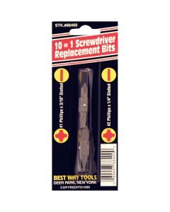 Best Way Tools Phillips 10-in-1 Replacement Double End Screwdriver Bit