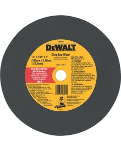 DeWalt HP Type 1 12 In. x 7/64 In. x 1 In. Metal Cut-Off Wheel