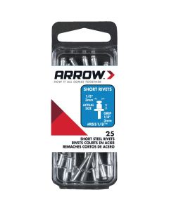 Arrow 1/8 In. x 1/8 In. Steel Rivet (25-Count)