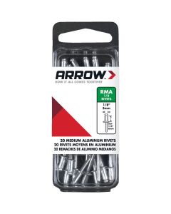 Arrow 1/8 In. x 1/4 In. Aluminum Rivet (20-Count)