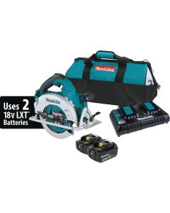 Makita 18 Volt X2 LXT Lithium-Ion Brushless 7-1/4 In. Cordless Circular Saw Kit