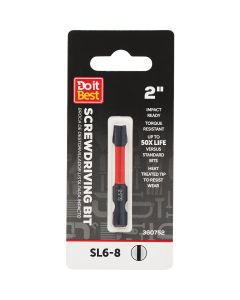Do it Best 2 In. Slotted #6-8 Impact Ready Screwdriver Bit