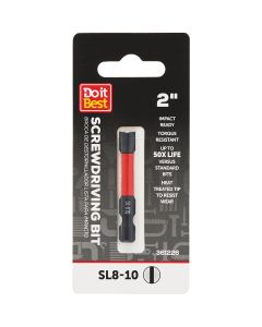 Do it Best 2 In. Slotted #8-10 Impact Ready Screwdriver Bit