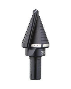 Milwaukee 7/8 In. Single Hole #7 Step Drill Bit, 1 Step