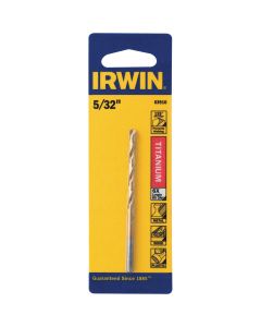 Irwin 5/32 In. x 3-1/8 In. Titanium Drill Bit