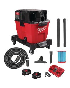 Milwaukee M18 FUEL 18 Volt 9 Gal. 4.25-Peak HP Lithium-Ion Brushless Cordless Wet/Dry Vacuum Kit