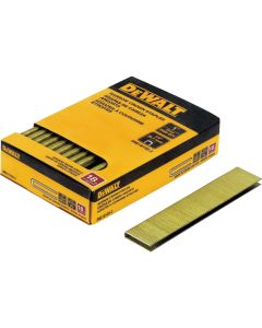 DEWALT 1/4 In. x 1 In. 18-Gauge Collated Crown Staples (2500 Ct.)