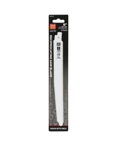 Do it Best 9 In. 5/8 TPI Bi-Metal Nail-Embedded Wood Reciprocating Saw Blade (2-Pack)