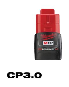 Milwaukee M12 REDLITHIUM Lithium-Ion 3.0 Ah Compact Battery Pack