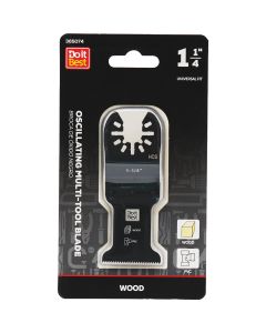 Do it Best 1-1/4 In. High Carbon Steel Wood Cutting Oscillating Multi-Tool Blade