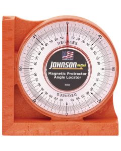 Johnson Level Plastic Magnetic Protractor Angle Locator