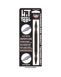 HIT Tool 2/32 In. & 3/32 In. x 7 In. HSS Steel Hammerless Spring Loaded Nail Set