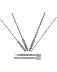 6pc Sds+  Hammer Bit Set