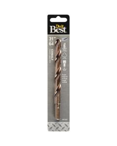 Do it Best 31/64 In. Cobalt Drill Bit