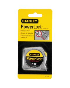 Stanley PowerLock 10 Ft. Pocket Tape Measure with Diameter Scale