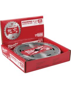 Milwaukee 7-1/4 In. 24-Tooth Standard Framing Worm Drive Circular Saw Blade, Bulk