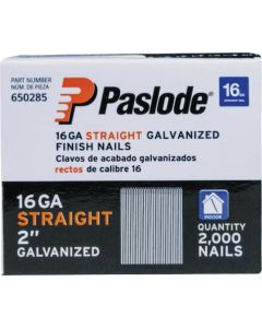 Paslode 2 In. 16-Gauge Galvanized Straight Finish Nails (2000 Ct.)