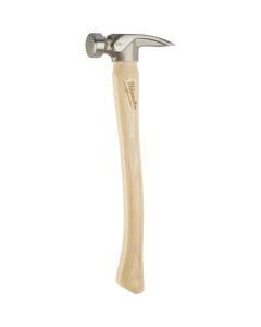 Milwaukee 19 Oz. Milled-Face Framing Hammer with Hickory Handle