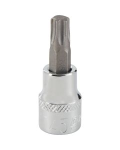 Channellock 3/8 In. Drive T45 6-Point Torx Bit Socket