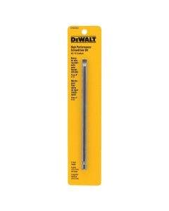 DEWALT Slotted #8-10 6 In. 1/4 In. Power Screwdriver Bit