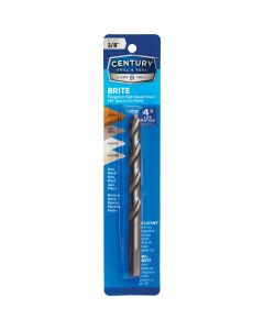 Century Drill & Tool 3/8 In. Tungsten High Speed Steel Quick-Cut Point Brite Drill Bit