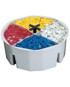 CLC 2.5 In. Full Round Bucket Tray