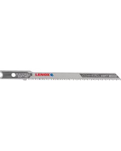 Lenox U-Shank 3-1/2 In. x 20 TPI High Carbon Steel Jig Saw Blade, Clean Scroll Soft Wood (3-Pack)