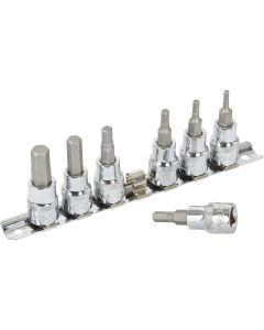 Channellock Standard 3/8 In. Drive 6-Point Hex Bit Socket Set (7-Piece)