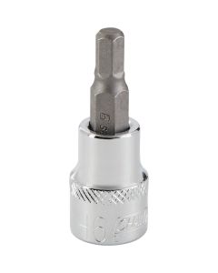 Channellock 3/8 In. Drive 6 mm 6-Point Metric Hex Bit Socket