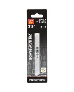 Do it Best T-Shank 3-5/8 In. 8 TPI Nail-Embedded Wood Jigsaw Blade (2-Pack)
