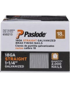 Paslode 1-1/4 In. 18-Gauge Galvanized Straight Brad Nails (2000 Ct.)