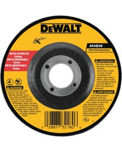 DEWALT HP Type 27 4 In. x 0.045 In. x 5/8 In. Metal/Stainless Cut-Off Wheel