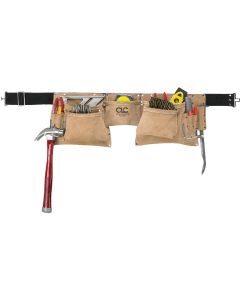 CLC 12-Pocket Suede Leather Heavy-Duty Carpenter Apron