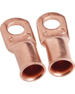 Forney #2 Cable x 5/16 In. Stud Copper Cable Lug (2-Pack)