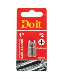 Do it #2 Phillips 1 In. Insert Screwdriver Bit (2-Pack)