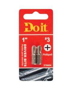 Do it #3 Phillips 1 In. Insert Screwdriver Bit (2-Pack)