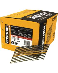 Bostitch 21 Degree Plastic Strip Coated Full Round Head Framing Stick Nails, 3-1/4 In. x .131 In. (4000 Ct.)