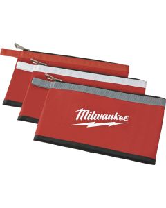 Milwaukee Single-Pocket Multipurpose Zippered Tool Pouch (3-Set)