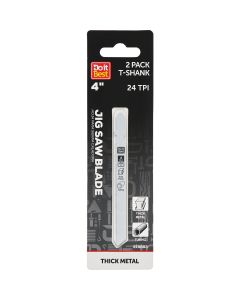 Do it Best T-Shank 4 In. 24 TPI Thick Metal Cutting Jigsaw Blade (2-Pack)