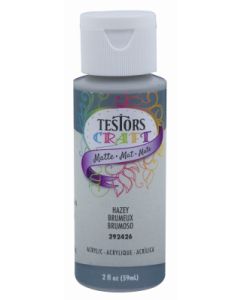 Testors 2 Oz. Acrylic Matte Craft Paint, Hazey