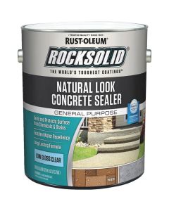 1 Gal Rust-Oleum 317928 Low Gloss Clear RockSolid Natural Look Concrete Sealer